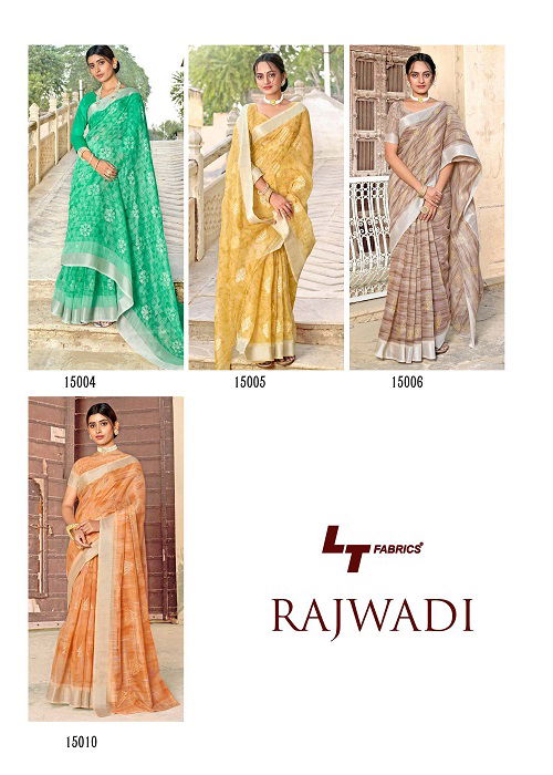 Lt Rajwadi Ethnic Wear Wholesale Printed Sarees
